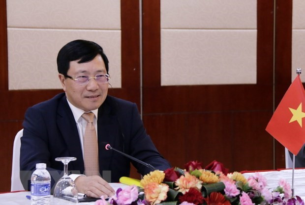 Asiste canciller de Vietnam a reunión especial de ASEAN sobre COVID-19 ảnh 1 Asiste canciller de Vietnam a reunión especial de ASEAN sobre COVID-19 ảnh 1