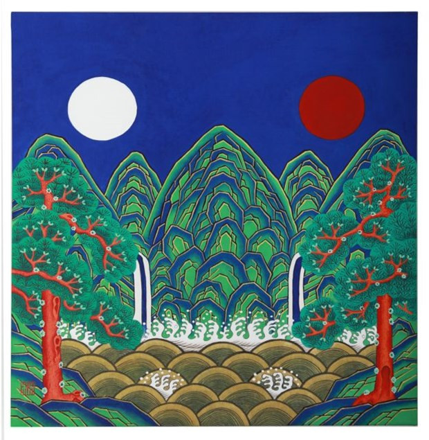 Exhiben en Hanoi pinturas tradicionales surcoreanas ảnh 1 Exhiben en Hanoi pinturas tradicionales surcoreanas ảnh 1