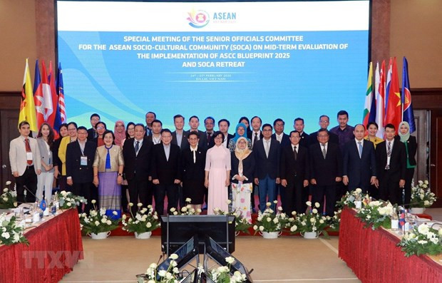 Altos funcionarios encargados de Comunidad Socio-Cultural de ASEAN se reúnen en Vietnam ảnh 1 Altos funcionarios encargados de Comunidad Socio-Cultural de ASEAN se reúnen en Vietnam ảnh 1