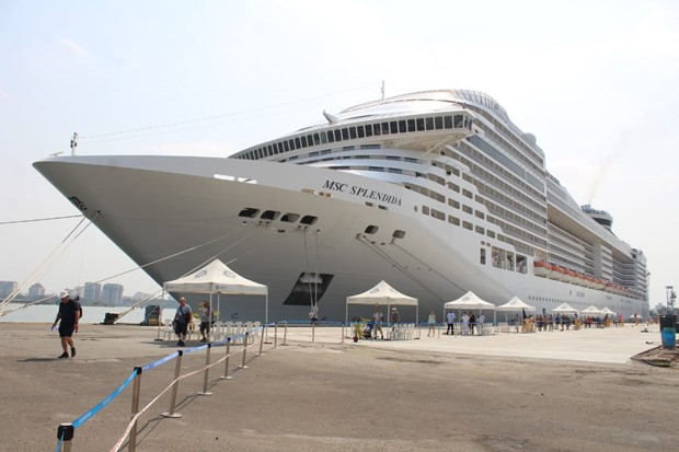 Lujoso crucero de Panamá ancla en provincia vietnamita de Ba Ria-Vung Tau ảnh 1