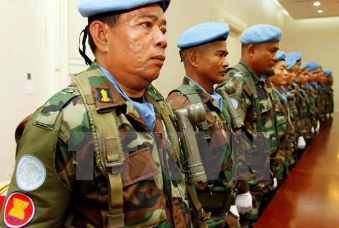 Intercambian experiencias funcionarios de fuerzas de paz de ASEAN ảnh 1