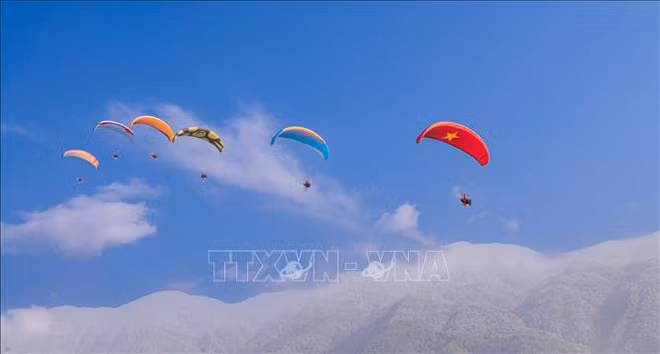 Inauguran Torneo Abierto de Parapente Putaleng Vietnam ảnh 2