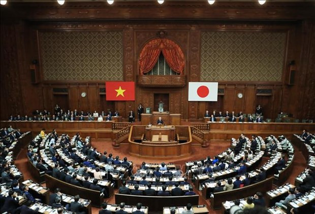 Presidente vietnamita pronuncia discurso en Dieta Nacional Japonesa ảnh 2 Presidente vietnamita pronuncia discurso en Dieta Nacional Japonesa ảnh 2