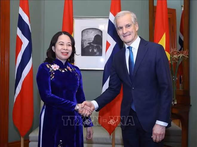 Vietnam y Noruega emiten comunicado de prensa conjunto ảnh 1
