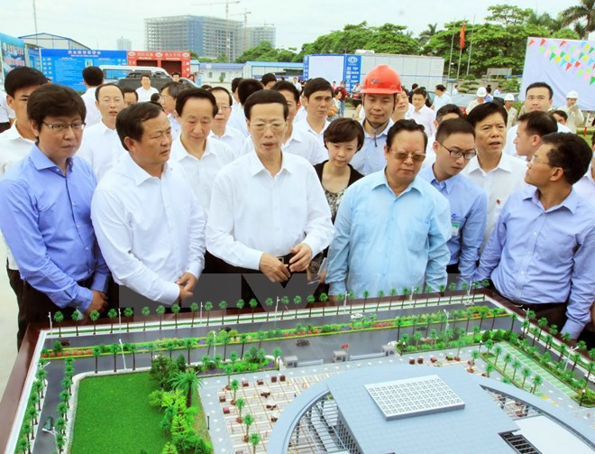 Vicepremier chino visita Palacio de Amistad Vietnam- China ảnh 1 Vicepremier chino visita Palacio de Amistad Vietnam- China ảnh 1