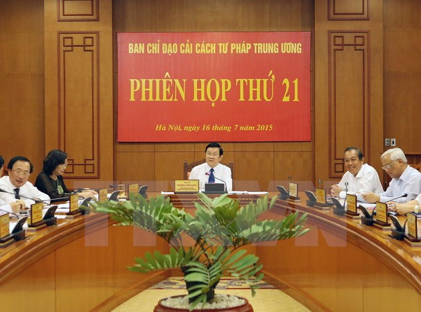 Presidente instruye reforma de sistema judicial ảnh 1 Presidente instruye reforma de sistema judicial ảnh 1