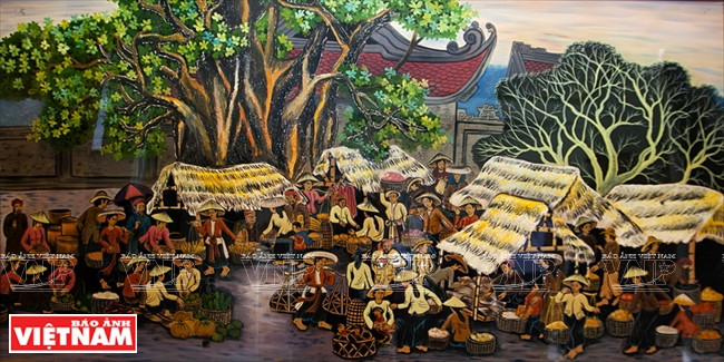 Arte de laca: impresionante técnica tradicional de Vietnam ảnh 1 Arte de laca: impresionante técnica tradicional de Vietnam ảnh 1