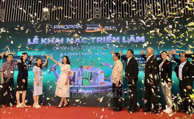 Nutrida participación en exposición internacional de embalaje en Vietnam ảnh 2 Nutrida participación en exposición internacional de embalaje en Vietnam ảnh 2