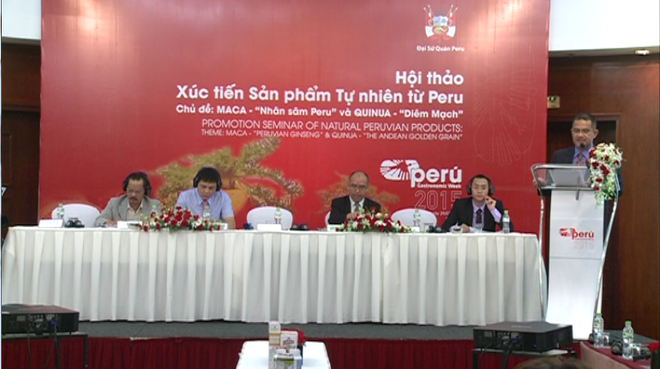 Promueven en Hanoi productos naturales de Perú ảnh 1 Promueven en Hanoi productos naturales de Perú ảnh 1