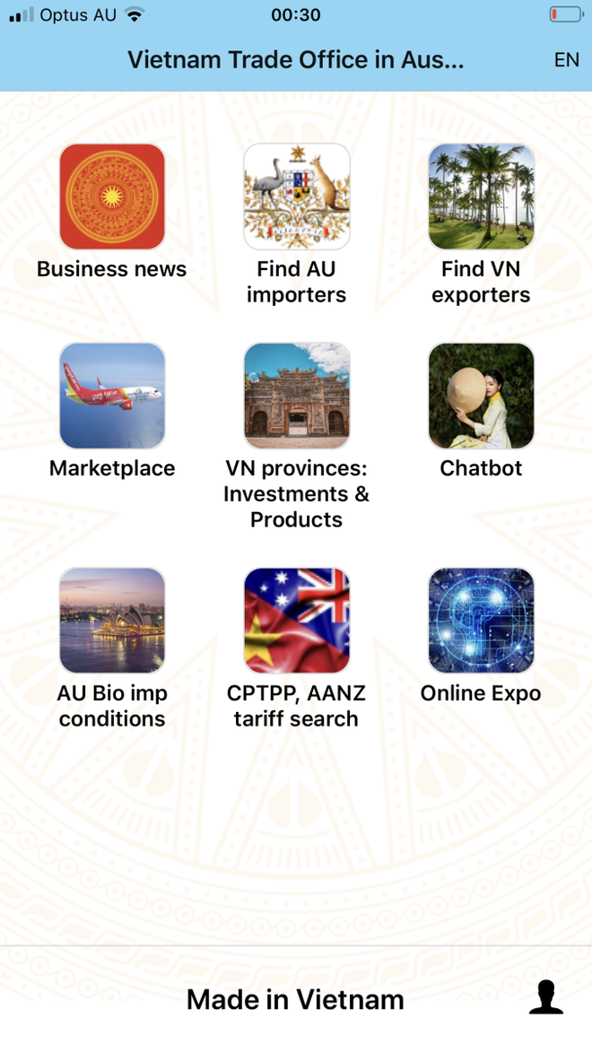 Lanzan aplicación para conectar empresas de Vietnam y Australia ảnh 1 Lanzan aplicación para conectar empresas de Vietnam y Australia ảnh 1