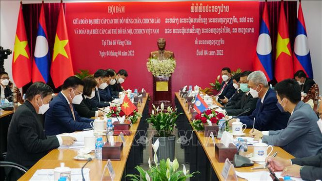 Hanoi y Vientiane firman acuerdo para fomentar cooperación ảnh 2 Hanoi y Vientiane firman acuerdo para fomentar cooperación ảnh 2