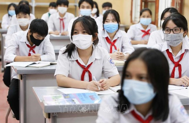 Más de 90 por ciento de alumnos vietnamitas regresan a clases presenciales ảnh 1 Más de 90 por ciento de alumnos vietnamitas regresan a clases presenciales ảnh 1
