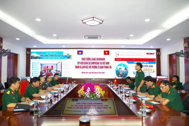 Vietnam y Camboya cooperan en capacitación de educandos militares ảnh 1 Vietnam y Camboya cooperan en capacitación de educandos militares ảnh 1