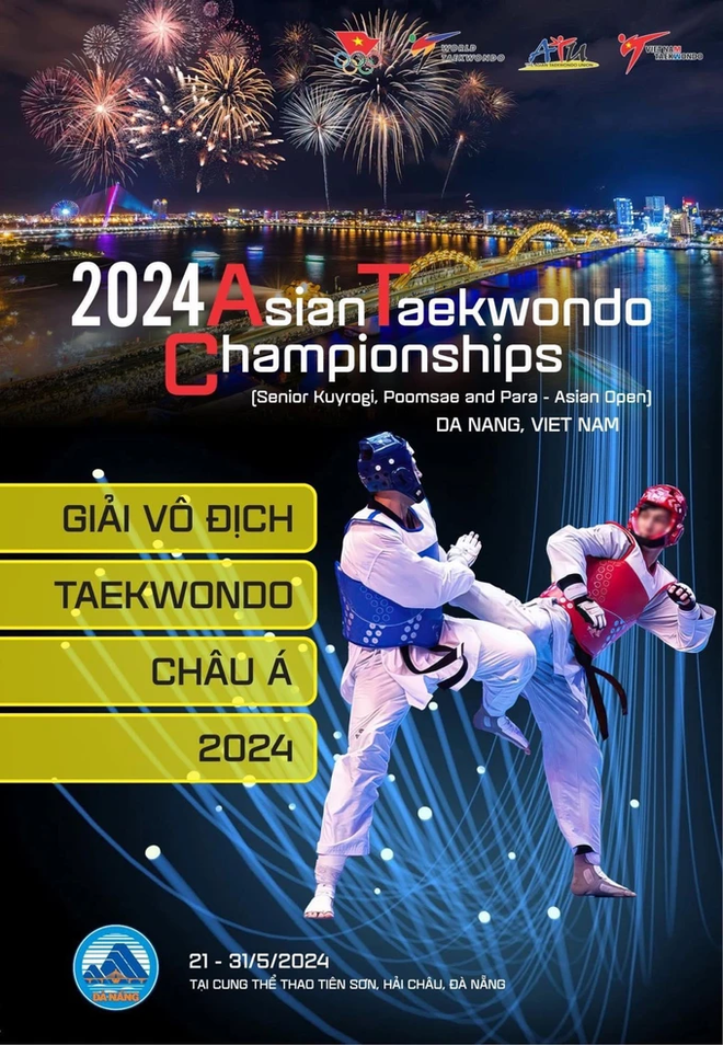 Campeonato Asiático de Taekwondo tendrá lugar en Da Nang ảnh 1 Campeonato Asiático de Taekwondo tendrá lugar en Da Nang ảnh 1