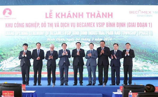Binh Dinh inaugura zona industrial, urbana y de servicios Becamex VSIP ảnh 1 Binh Dinh inaugura zona industrial, urbana y de servicios Becamex VSIP ảnh 1