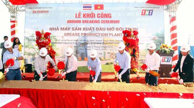 Inician construcción de planta de engrase de 5,5 millones de dólares en Ninh Thuan ảnh 1