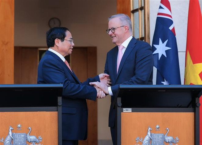 Vietnam y Australia establecen asociación estratégica integral ảnh 1 Vietnam y Australia establecen asociación estratégica integral ảnh 1