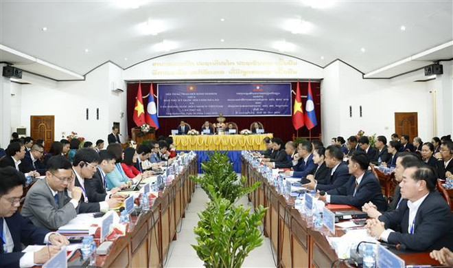 Parlamentos de Vietnam y Laos fortalecen cooperación ​ ảnh 1