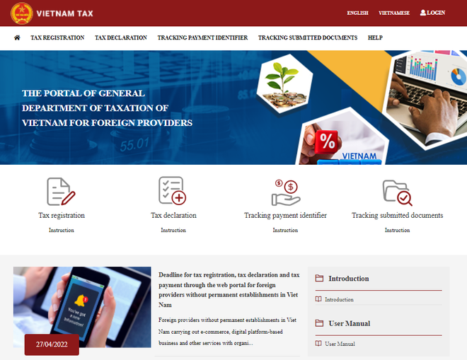 Exigen a empresas extranjeras con servicios en Vietnam cumplir obligaciones tributarias ảnh 1 Exigen a empresas extranjeras con servicios en Vietnam cumplir obligaciones tributarias ảnh 1
