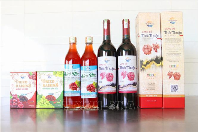 Mejoran valor de productos de uva de Ninh Thuan ảnh 2 Mejoran valor de productos de uva de Ninh Thuan ảnh 2