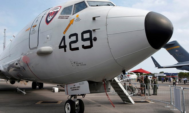 Estados Unidos envía avión de patrulla marítima P-8 Poseidon a Singapur ảnh 1 Estados Unidos envía avión de patrulla marítima P-8 Poseidon a Singapur ảnh 1