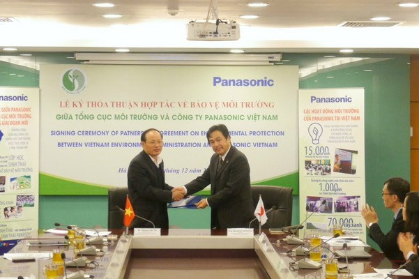 Panasonic Vietnam participa en actividades de protección ambiental ảnh 1 Panasonic Vietnam participa en actividades de protección ambiental ảnh 1