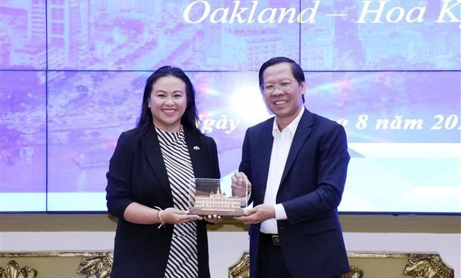 Ciudad Ho Chi Minh impulsa cooperación con Oakland (Estados Unidos) ảnh 1 Ciudad Ho Chi Minh impulsa cooperación con Oakland (Estados Unidos) ảnh 1