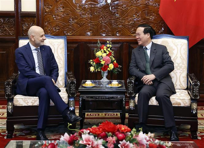 Presidente de Vietnam recibe al embajador italiano ảnh 2 Presidente de Vietnam recibe al embajador italiano ảnh 2
