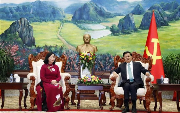Enriquecen Vietnam y Laos relaciones partidistas ảnh 1