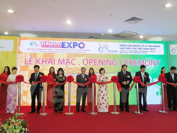 Inauguran ferias internacionales de comercio en Vietnam ảnh 1 Inauguran ferias internacionales de comercio en Vietnam ảnh 1