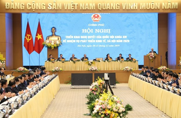 Proponen ministros de Vietnam medidas para impulsar desarrollo en 2020 ảnh 1 Proponen ministros de Vietnam medidas para impulsar desarrollo en 2020 ảnh 1