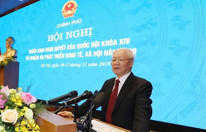 Máximo dirigente de Vietnam exhorta a mayores esfuerzos para mejores hazañas en 2020 ảnh 1 Máximo dirigente de Vietnam exhorta a mayores esfuerzos para mejores hazañas en 2020 ảnh 1