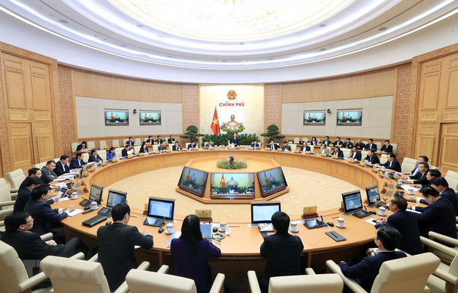 Centra gabinete de Vietnam última reunión del año en perfeccionamiento de marco legal ảnh 1 Centra gabinete de Vietnam última reunión del año en perfeccionamiento de marco legal ảnh 1