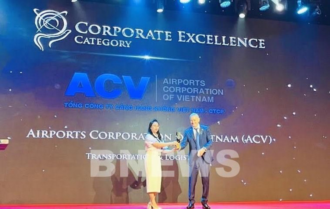 Corporación de Aeropuertos de Vietnam honrada como una de las mejores de Asia-Pacífico ảnh 1 Corporación de Aeropuertos de Vietnam honrada como una de las mejores de Asia-Pacífico ảnh 1