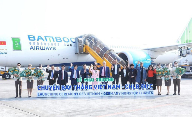 Bamboo Airways inaugura vuelos directos Vietnam-Alemania ảnh 1 Bamboo Airways inaugura vuelos directos Vietnam-Alemania ảnh 1