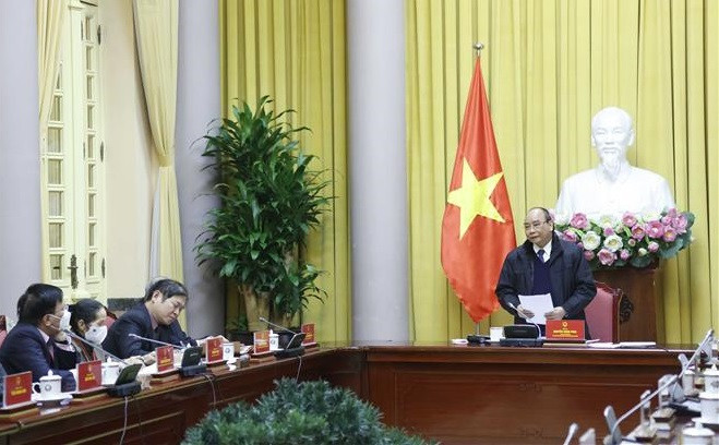 Presidente vietnamita insta a mejorar planificación de políticas económicas ảnh 1 Presidente vietnamita insta a mejorar planificación de políticas económicas ảnh 1