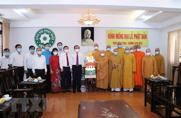 Resaltan esfuerzos de Sangha Budista de Vietnam en desarrollo de Ciudad Ho Chi Minh ảnh 1 Resaltan esfuerzos de Sangha Budista de Vietnam en desarrollo de Ciudad Ho Chi Minh ảnh 1