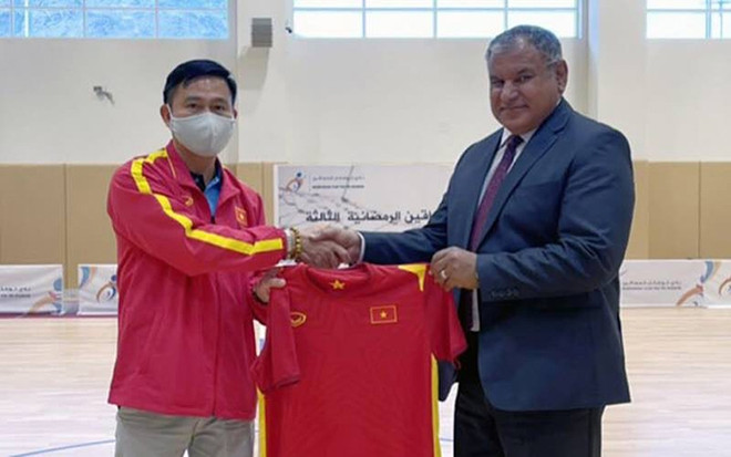 Vietnam obtiene victoria ante Irak en partido amistoso de futsal ảnh 1 Vietnam obtiene victoria ante Irak en partido amistoso de futsal ảnh 1