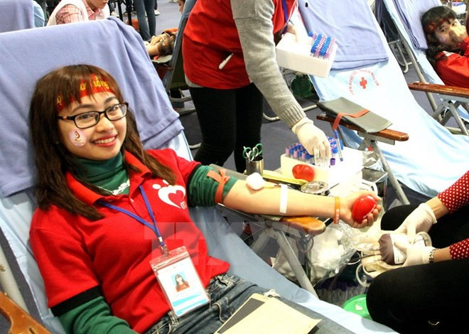 Amplia participación popular en donación voluntaria de sangre en Phu Tho ảnh 1 Amplia participación popular en donación voluntaria de sangre en Phu Tho ảnh 1