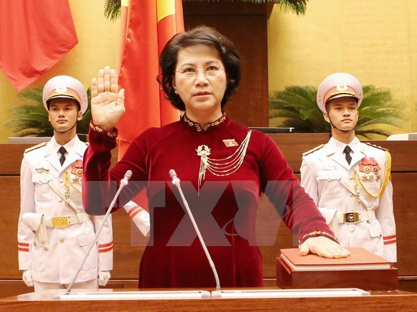 Nguyen Thi Kim Ngan reelegida como presidenta del Parlamento de Vietnam ảnh 1 Nguyen Thi Kim Ngan reelegida como presidenta del Parlamento de Vietnam ảnh 1