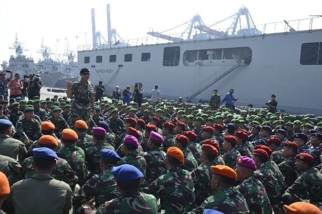 Indonesia y Malasia realizan ejercicio militar conjunto ảnh 1