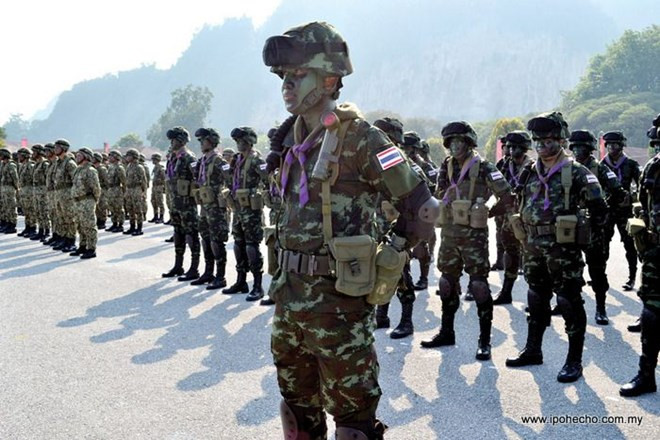 Tailandia y Malasia realizan ejercicios conjuntos en la frontera común ảnh 1 Tailandia y Malasia realizan ejercicios conjuntos en la frontera común ảnh 1