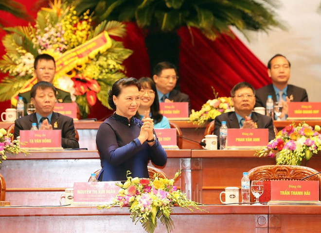 [Foto] Inauguran en Hanoi duodécimo Congreso Sindical de Vietnam ảnh 7
