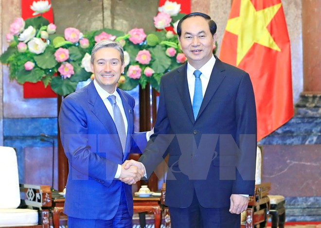 Presidente vietnamita optimista sobre cooperación comercial con Canadá ảnh 1 Presidente vietnamita optimista sobre cooperación comercial con Canadá ảnh 1