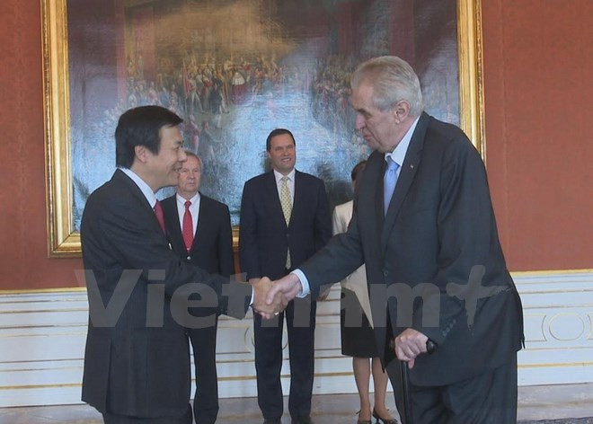 Presidente de República Checa desea fortalecer relaciones con Vietnam ảnh 1 Presidente de República Checa desea fortalecer relaciones con Vietnam ảnh 1