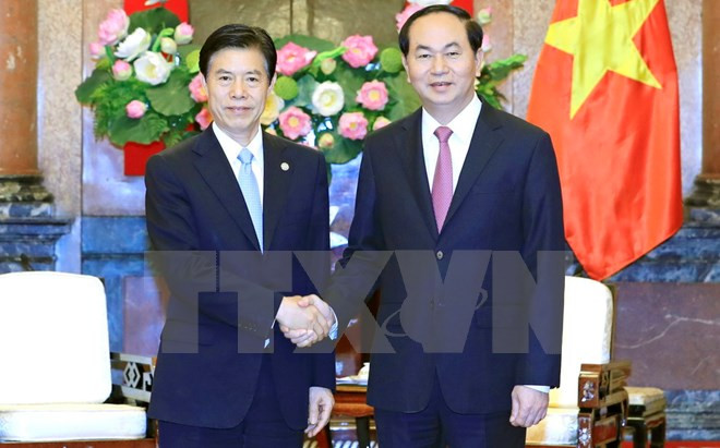 Vietnam quiere ampliar nexos comerciales con China, dice presidente ảnh 1 Vietnam quiere ampliar nexos comerciales con China, dice presidente ảnh 1