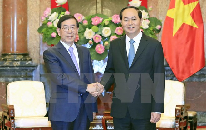 Presidente Dai Quang: Vietnam atesora asociación estratégica con Sudcorea ảnh 1 Presidente Dai Quang: Vietnam atesora asociación estratégica con Sudcorea ảnh 1