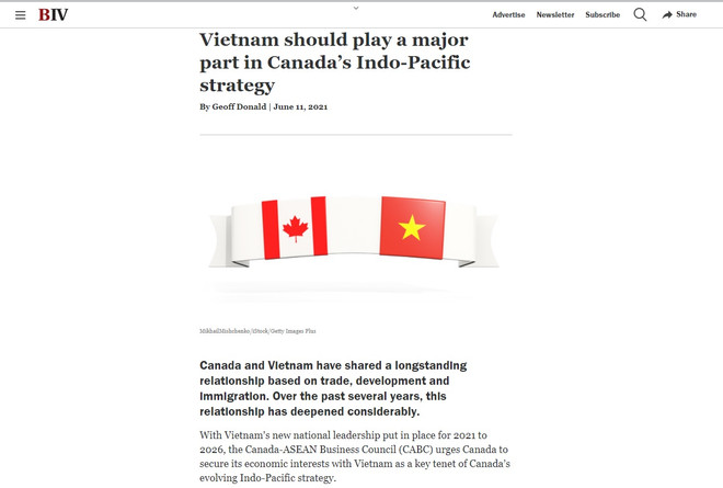 Comunidad empresarial canadiense enfatiza potencial de cooperación con Vietnam ảnh 1 Comunidad empresarial canadiense enfatiza potencial de cooperación con Vietnam ảnh 1
