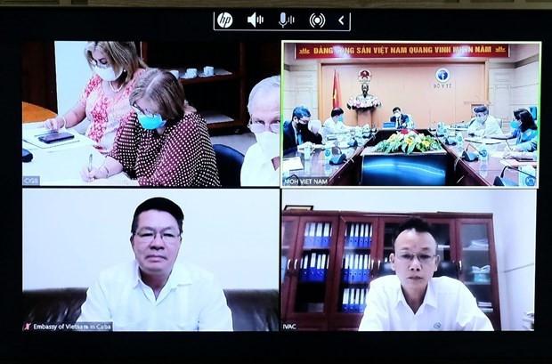 Vietnam y Cuba discuten cooperación en producción de vacunas contra COVID-19 ảnh 1 Vietnam y Cuba discuten cooperación en producción de vacunas contra COVID-19 ảnh 1