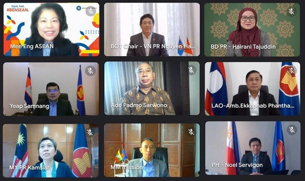 Preside Vietnam reunión de Junta Directiva de Fundación de ASEAN ảnh 1 Preside Vietnam reunión de Junta Directiva de Fundación de ASEAN ảnh 1